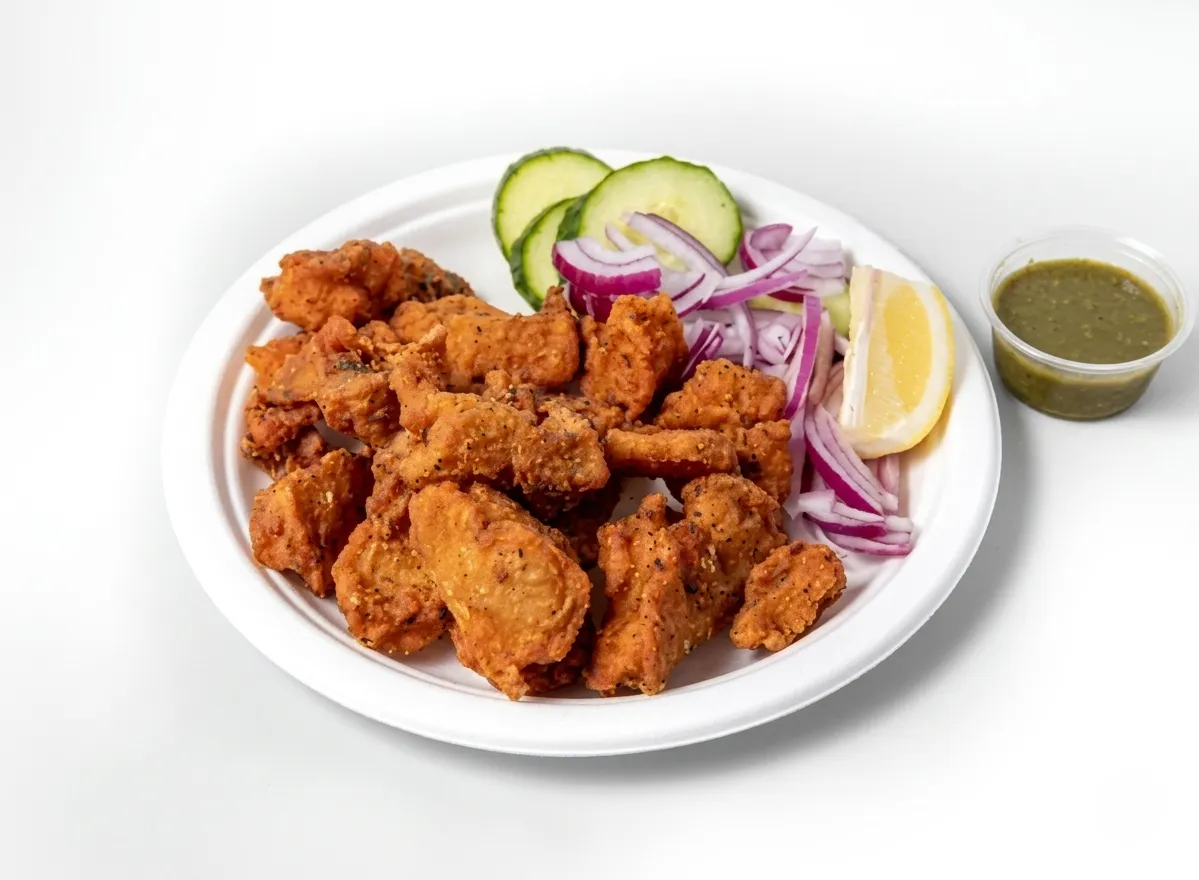 Fish Pakora at The Spice Affair Pizza Restaurant Calgary